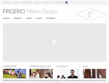 Tablet Screenshot of frigerio.it